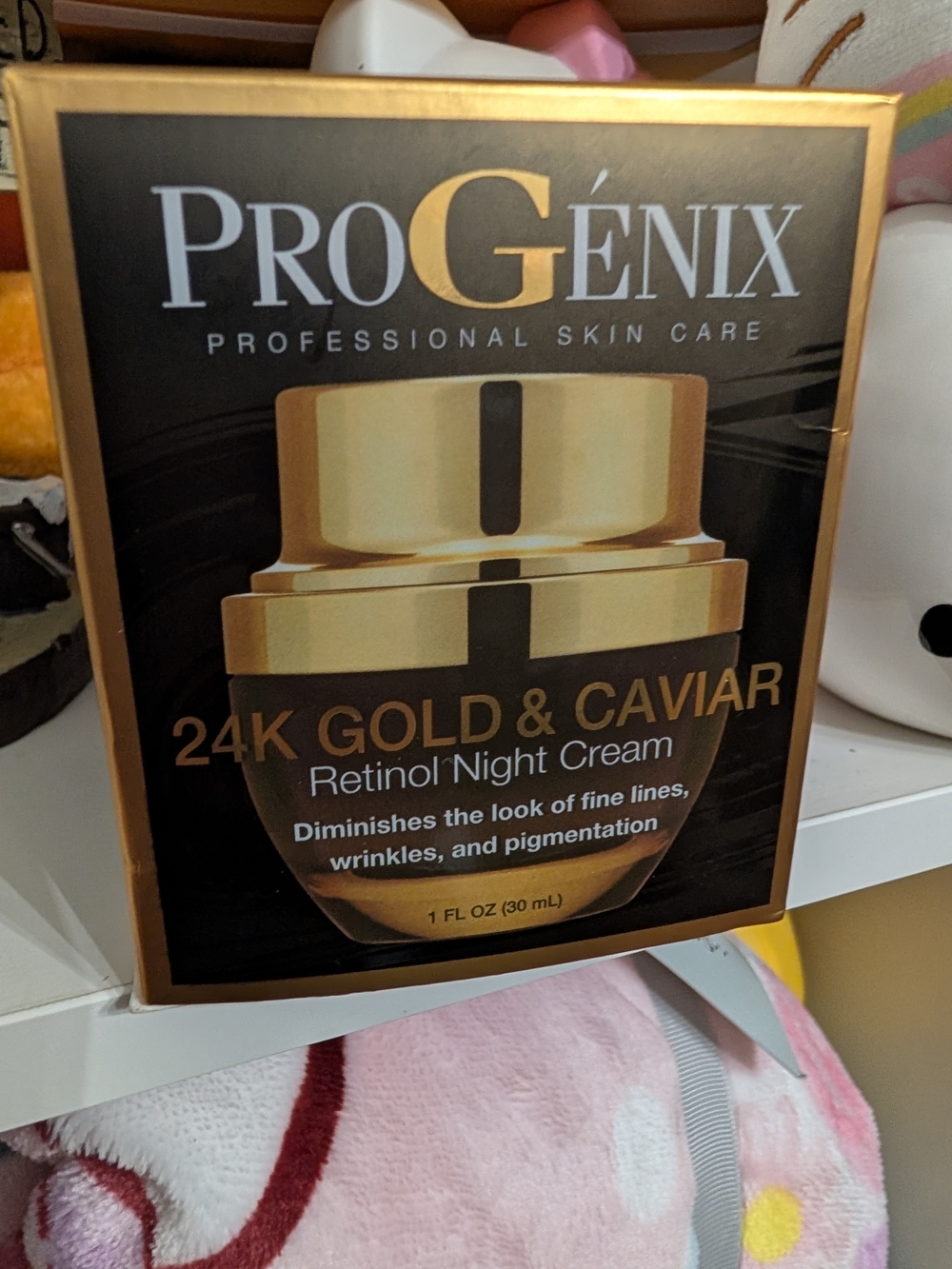 24K Gold & Caviar Retinol Night Cream - Gold